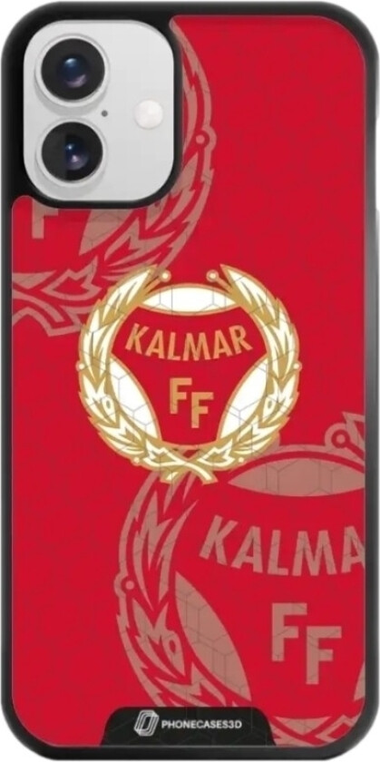 iPhone 16 Plus Kalmar FF 3D mobildeksel, svart