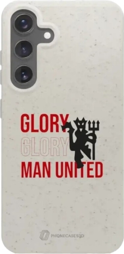 Samsung Galaxy S25+ Manchester United FC komposterbart deksel, hvit