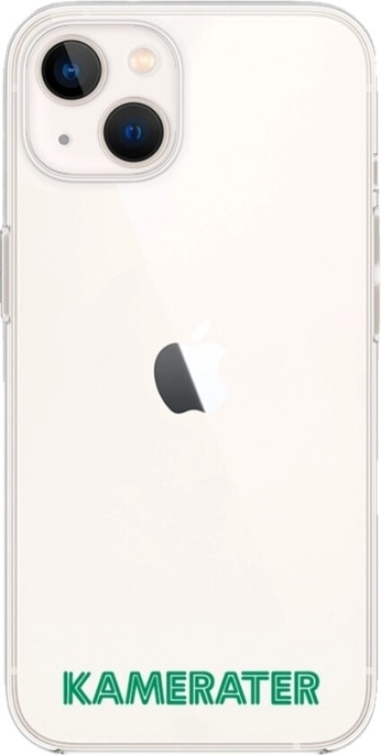 iPhone 14 HamKam Clear case -mobildeksel, hvit