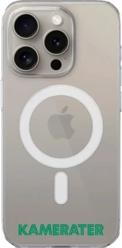 iPhone 16 Pro HamKam Clear case (MagSafe) -mobildeksel, hvit