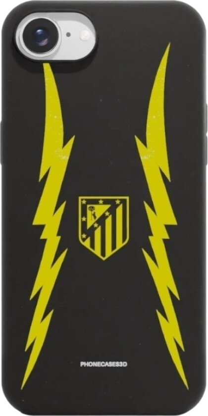 iPhone 16e Atlético de Madrid komposterbart deksel, svart