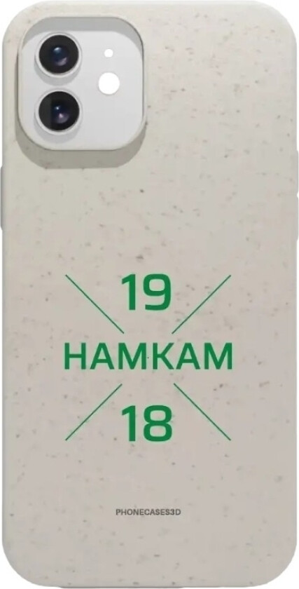iPhone 12 HamKam komposterbart deksel, hvit