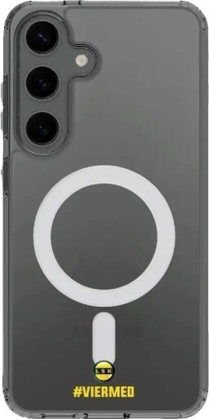 Samsung Galaxy S25 Lillestrøm SK Clear case (MagSafe) -mobildeksel, svart