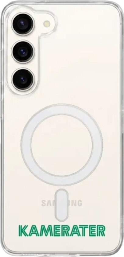 Samsung Galaxy S26 HamKam Clear case (MagSafe) -mobildeksel, hvit