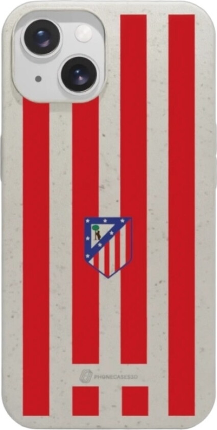 iPhone 15 Atlético de Madrid komposterbart deksel, hvit