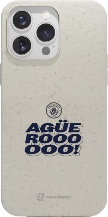 iPhone 16 Pro Max Man City komposterbart deksel, hvit