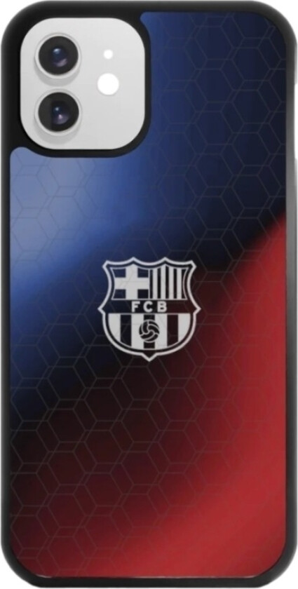 iPhone 12 FC Barcelona 3D mobildeksel, svart
