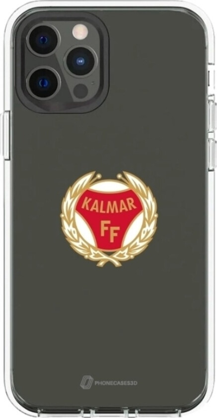 iPhone 12 Kalmar FF Clear case -mobildeksel, svart