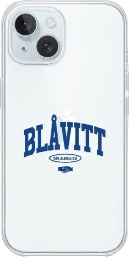 iPhone 16 Plus IFK Göteborg Clear case -mobildeksel, hvit