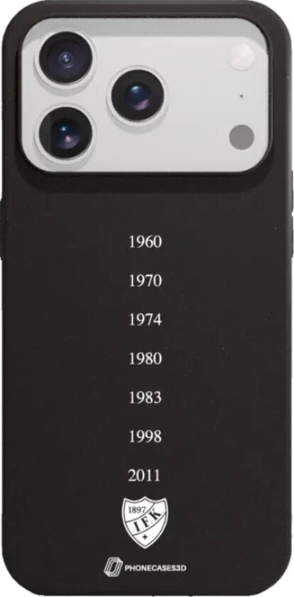 iPhone 17 Pro Max HIFK Hockey komposterbart deksel, svart