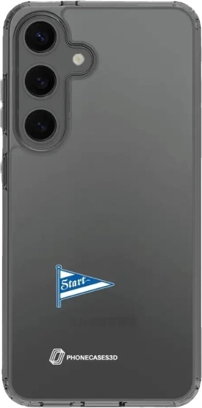 Samsung Galaxy S25+ IK Start Clear case -mobildeksel, svart