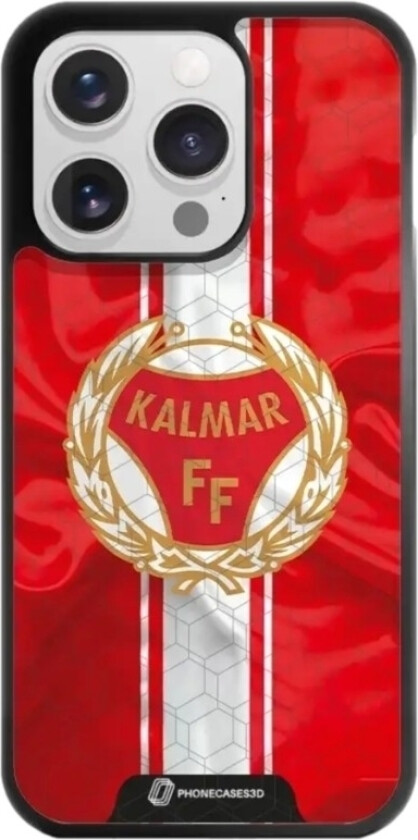 iPhone 15 Pro Kalmar FF 3D mobildeksel, svart