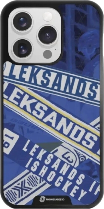 iPhone 15 Pro Leksands IF 3D mobildeksel, svart