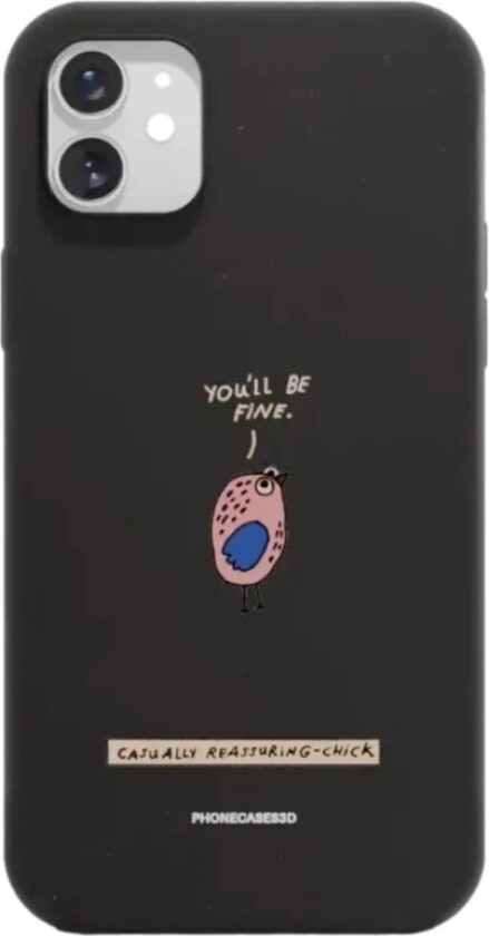 iPhone 11 Maja Säfström komposterbart deksel, svart