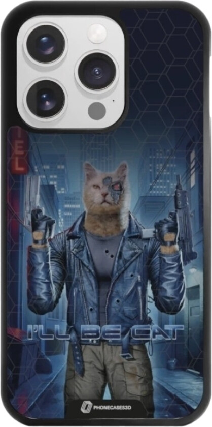 iPhone 15 Pro Joseph Tate 3D mobildeksel, svart