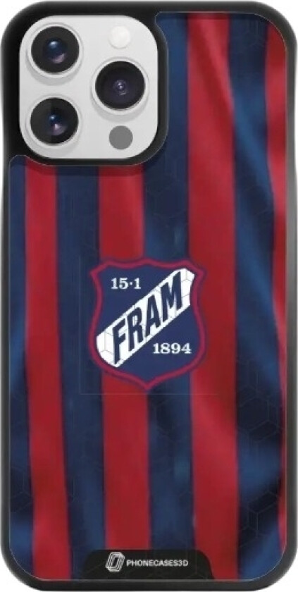 iPhone 14 Pro IF Fram Larvik 3D mobildeksel, svart