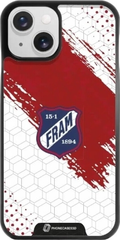 iPhone 15 IF Fram Larvik 3D mobildeksel, svart