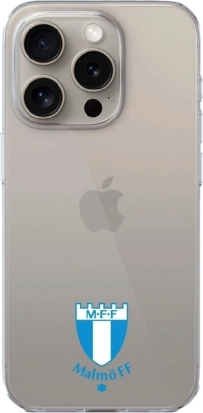 iPhone 16 Pro Malmö FF Clear case -mobildeksel, hvit