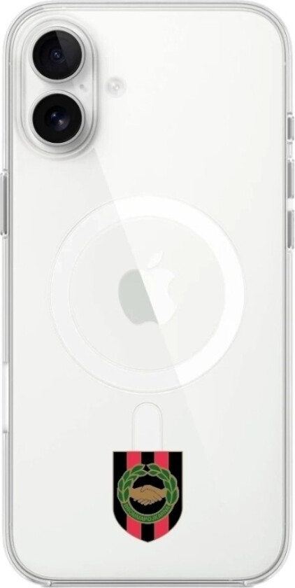 iPhone 16 Plus IF Brommapojkarna Clear case -mobildeksel, hvit