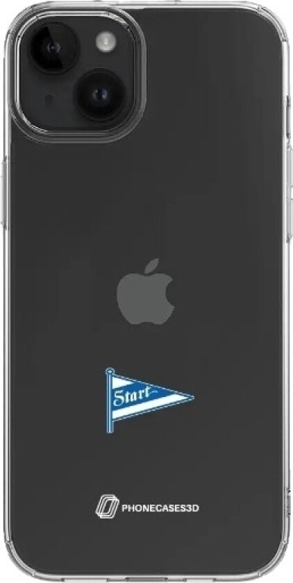 iPhone 16 Plus IK Start Clear case -mobildeksel, svart
