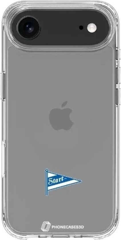 iPhone Air IK Start Clear case -mobildeksel, svart