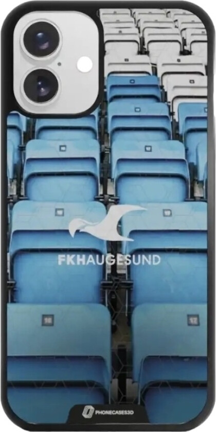 iPhone 16 Plus FK Haugesund 3D mobildeksel, svart