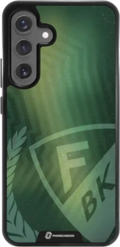 Samsung Galaxy S25+ Färjestad BK 3D mobildeksel, svart