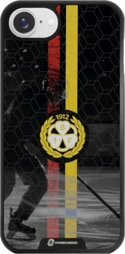 iPhone 16e Brynäs IF 3D mobildeksel, svart