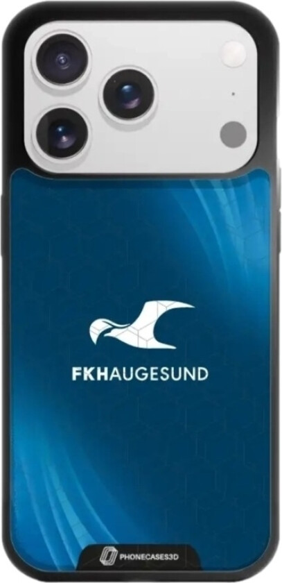 iPhone 17 Pro Max FK Haugesund 3D mobildeksel, svart