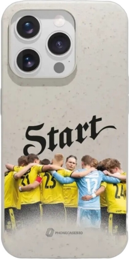 iPhone 16 Pro IK Start komposterbart deksel, hvit