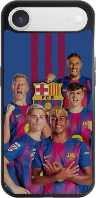 iPhone Air FC Barcelona 3D mobildeksel, svart