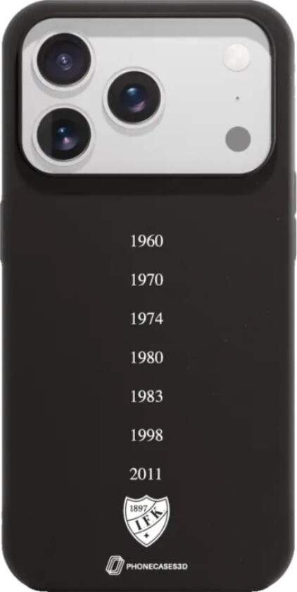 iPhone 17 Pro HIFK Hockey komposterbart deksel, svart