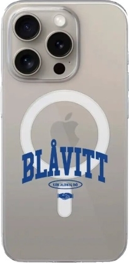 iPhone 16 Pro Max IFK Göteborg Clear case (MagSafe) -mobildeksel, hvit
