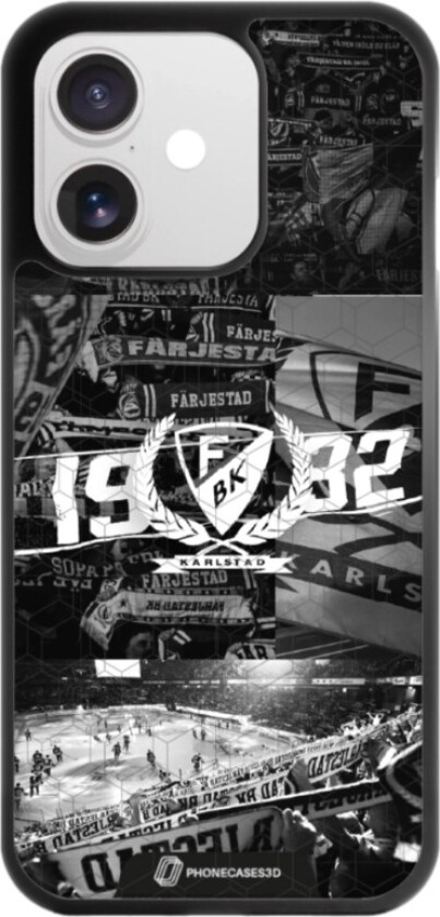 iPhone 17 Färjestad BK 3D mobildeksel, svart
