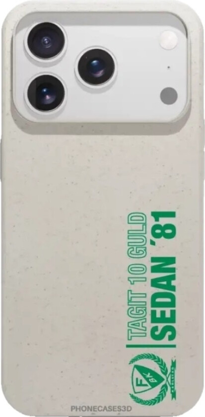 iPhone 17 Pro Max Färjestad BK komposterbart deksel, hvit