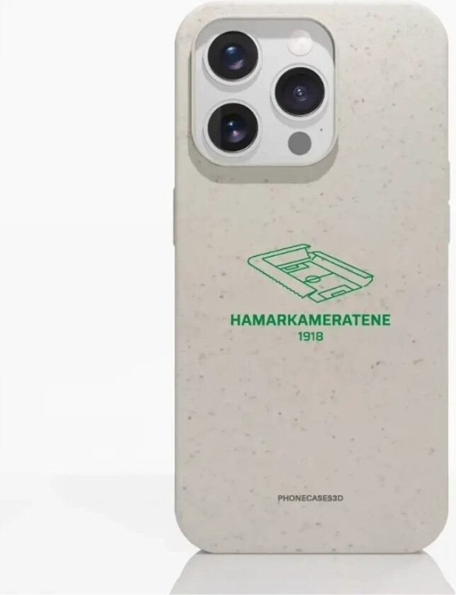 iPhone 16 Pro HamKam komposterbart deksel, hvit