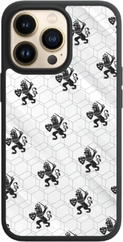 iPhone 16 Pro Max IFK Göteborg 3D mobildeksel, svart