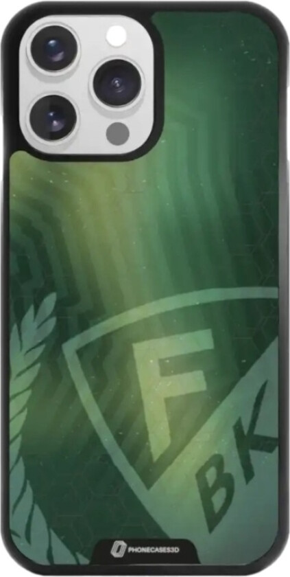 iPhone 14 Pro Färjestad BK 3D mobildeksel, svart