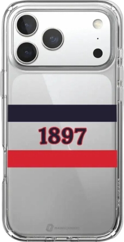iPhone 17 Pro HIFK Hockey Clear case -mobildeksel, hvit