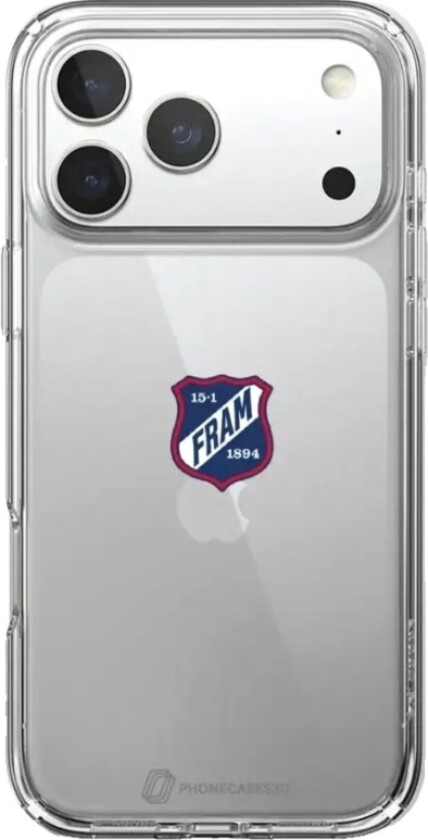 iPhone 17 Pro Max IF Fram Larvik Clear case -mobildeksel, hvit