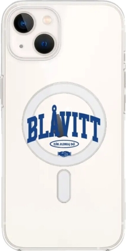 iPhone 14 IFK Göteborg Clear case (MagSafe) -mobildeksel, hvit