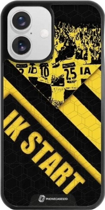 iPhone 16 IK Start 3D mobildeksel, svart