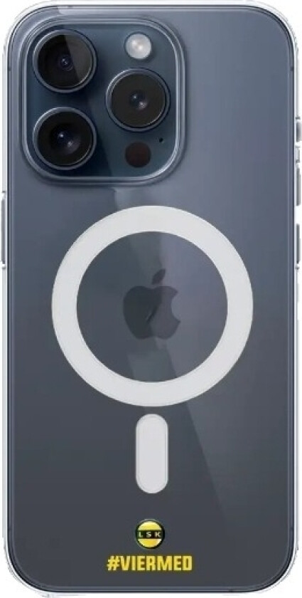 iPhone 15 Pro Lillestrøm SK Clear case (MagSafe) -mobildeksel, svart