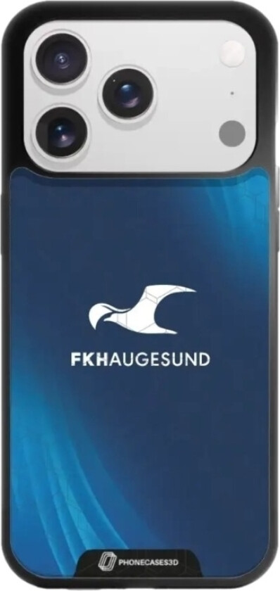 iPhone 17 Pro FK Haugesund 3D mobildeksel, svart