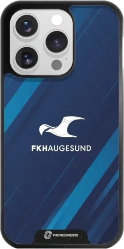iPhone 15 Pro FK Haugesund 3D mobildeksel, svart