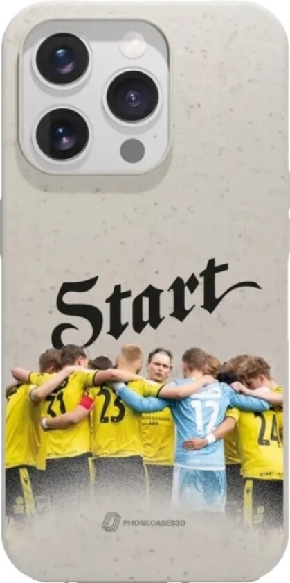 iPhone 15 Pro IK Start komposterbart deksel, hvit