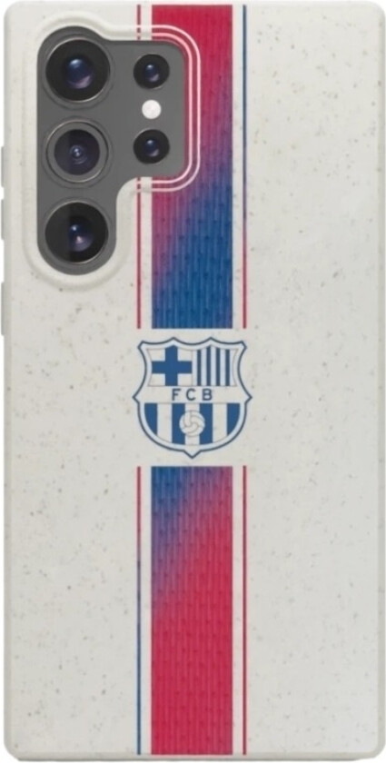Samsung Galaxy S25 Ultra FC Barcelona komposterbart deksel, hvit