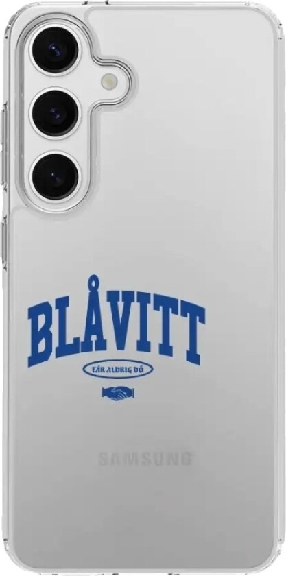 Samsung Galaxy S25+ IFK Göteborg Clear case -mobildeksel, hvit