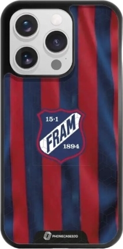iPhone 16 Pro IF Fram Larvik 3D mobildeksel, svart