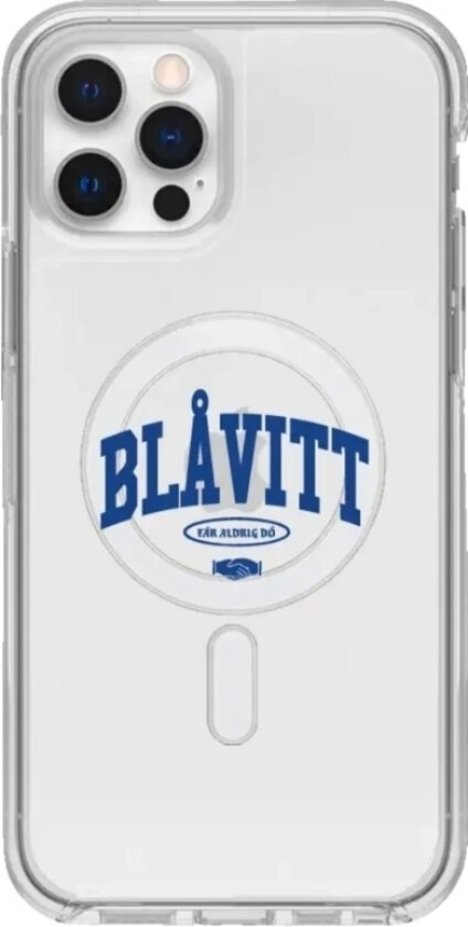 iPhone 12 IFK Göteborg Clear case (MagSafe) -mobildeksel, hvit
